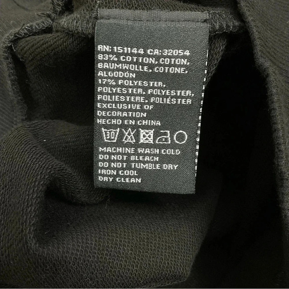 Anthropologie Black Lea & Viola Pullover Sweatshirt Size XS - Picture 4 of 5